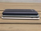 pikové kompaktní smartphony: Sony Xperia XZ2 Compact, Samsung Galaxy S10e a...