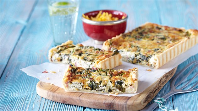 Recept Dne Spenatovy Quiche Se Slaninou Idnes Cz