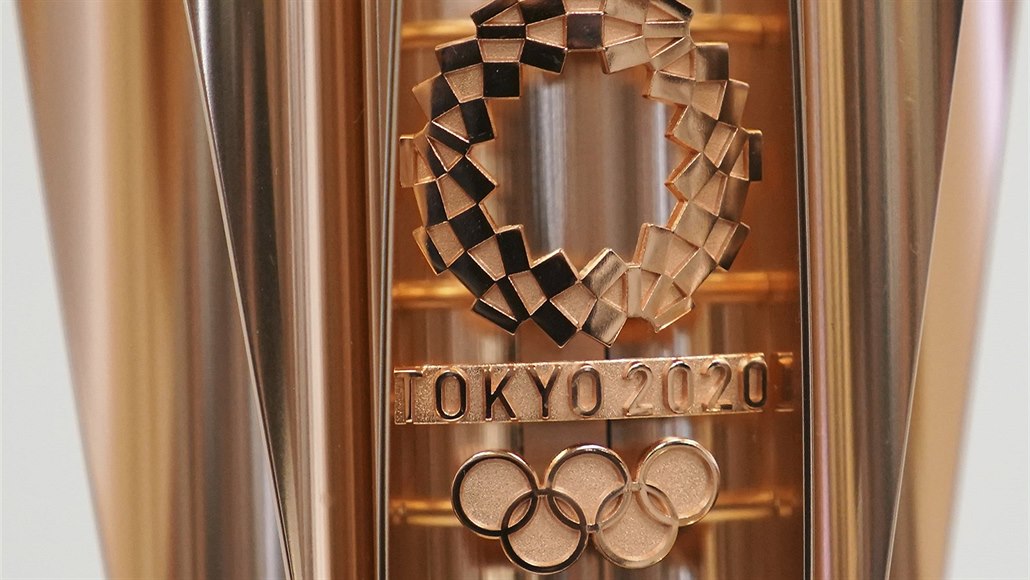 Detail olympijské pochodně pro Tokio 2020