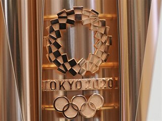 Detail olympijské pochodně pro Tokio 2020