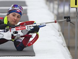 Veronika Vítková při exhibici v Jablonci