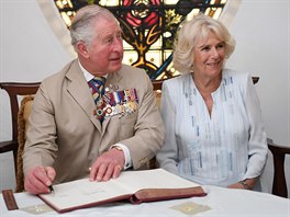 Princ Charles a vévodkyn Camilla na návtv Barbadosu (19. bezna 2019)