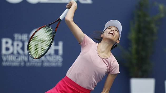 Sie u-wej z Tchaj-wanu podv na turnaji v Miami.