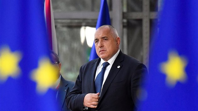Bulharsk ministersk pedseda Bojko Borisov na summitu EU v Bruselu (21. bezna 2019)