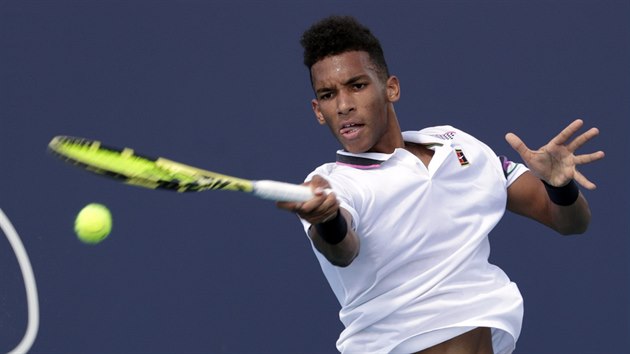 Felix Auger-Aliassime na turnaji v Miami.