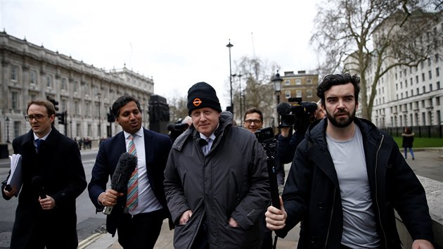 Bývalý britský ministr zahraničí Boris Johnson (19. 3. 2019)