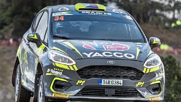 Erik Cais dojel na Azorsk rally se zbrusu novm vozem Ford Fiesta R2T pt.