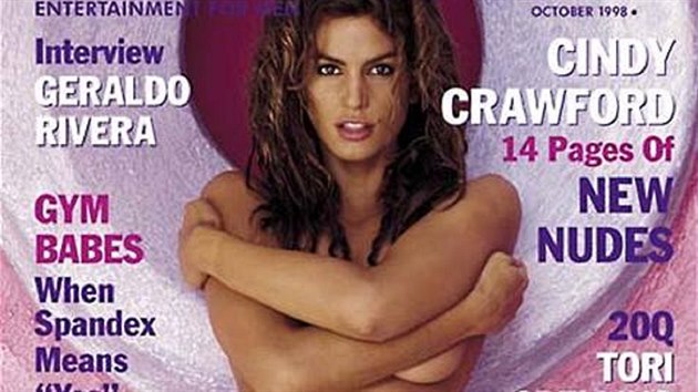 Cindy Crawfordov na oblce pnskho magaznu Playboy (1998)