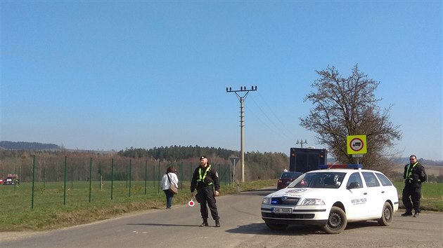 Havárie vrtulníku u Slavoňova na Náchodsku (22. března 2019)