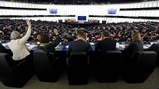 Zasedn Evropskho parlamentu ve trasburku (ilustran snmek)