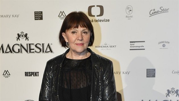 Lenka Termerov� na ud�len� cen �esk� lev (Praha, 23. b�ezna 2019)