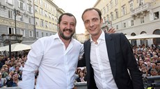 Místopedseda italské vlády a ministr vnitra Matteo Salvini a Massimiliano...