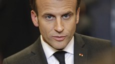 Francouzský prezident Emmanuel Macron prosazuje vtí roli francouztiny v EU. 