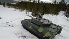 Bojové vozidlo pchoty CV90 Mark IV., se kterým se védský výrobce Hägglunds...