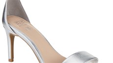 Metalické dámské sandály na podpatku, F&F, 549 K