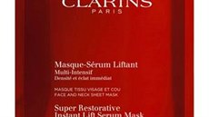 Pleová omlazující maska Super Restorative Instant Lift Serum Mask, Clarins, 5 ks za 1690 K