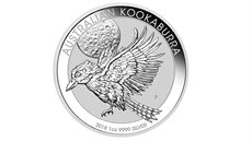 Stbrn investin mince Australian Kookaburra