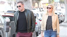 Ben Affleck a Lindsay Shookusová (24. bezna 2019, Santa Monica)