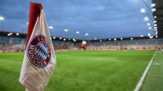 Záloní stadion Bayernu Mnichov v klubovém kampusu je pipravený na fotbalisty...