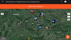 Aplikace Photo Map rozmístí vaše fotky podle toho, kde jste je pořídili.