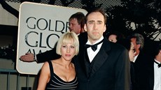 Patricia Arquette a Nicolas Cage na Zlatých glóbech (1997)