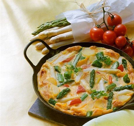 Frittata s blm a zelenm chestem