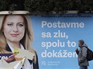 Volební plakát Zuzany aputové. (30. bezna 2019)