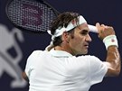výcarský tenista Roger Federer v semifinále na turnaji v Miami