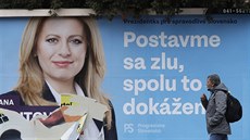 Zuzana aputová pi projevu po svém zvolení slovenskou prezidentkou