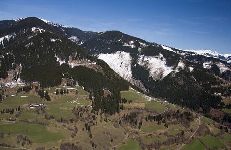 Rakouská horská oblast Pinzgau (Salcbursko)