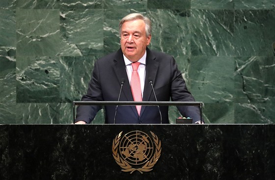 Generální tajemník OSN Antonio Guterres (2018)