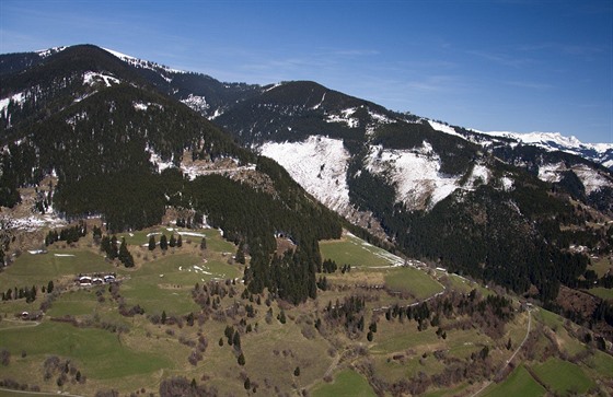 Rakouská horská oblast Pinzgau (Salcbursko)