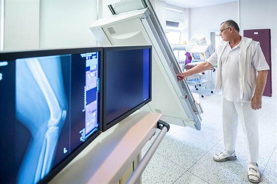 Nový rentgen v trutnovské nemocnici (8.4.2019).