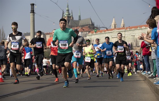 Momentka z Pražského půlmaratonu