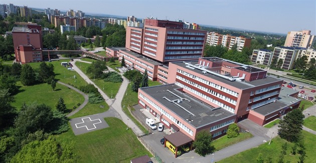 Areál nemocnice v Orlové na Karvinsku.