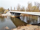 Zaala demolice Doubského mostu pes eku Ohi v Karlových Varech. (3. 4. 2019)