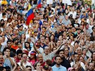 Do ulic venezuelského Caracasu vyly protestovat opt tisíce lidí (1. dubna...