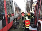V Praze vykolejila tramvaj