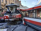 V brnnsk ulici Kenov se srazil trolejbus s tramvaj, kter jela bez...