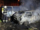 P�i po��ru auta v pra�sk�ch Hole�ovic�ch na�li hasi�i oho�el� torzo lidsk�ho...