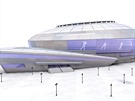Vizualizace multifunkní haly pro zimní sporty na Strahov