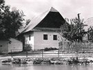 Star� vesnick� chalupa v Da�kovic�ch na historick� fotografii