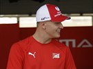Mick Schumacher pi závodech v Bahrajnu.