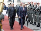 eského prezidenta Miloe Zemana s manelkou Ivanou pijal 3. dubna 2019 ve...