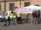 Taxikái se seli na Strahov k protestu proti novele zákona, která podle nich...