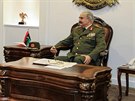 Libyjský polní marál Chalífa Haftar, který stojí v ele Libyjské národní...