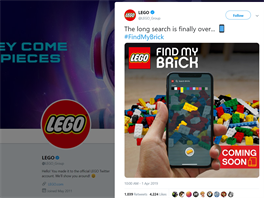 Firma Lego pokádlila fanouky na Twitteru aplikací, která v hromad kostek...