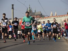 Momentka z Praského plmaratonu