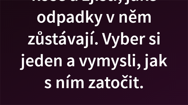 Jeden z kol, kter najdete v aplikaci