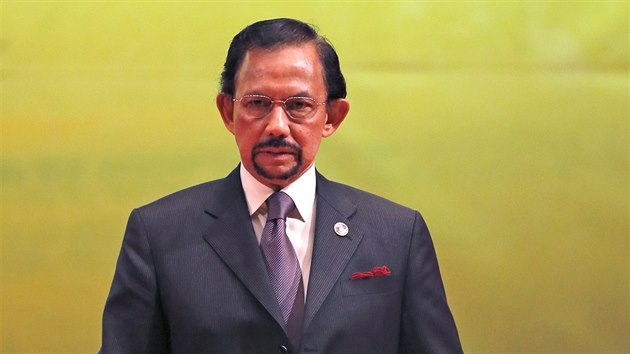 Brunejsk sultn Hassanal Bolkiah na snmku z roku 2013